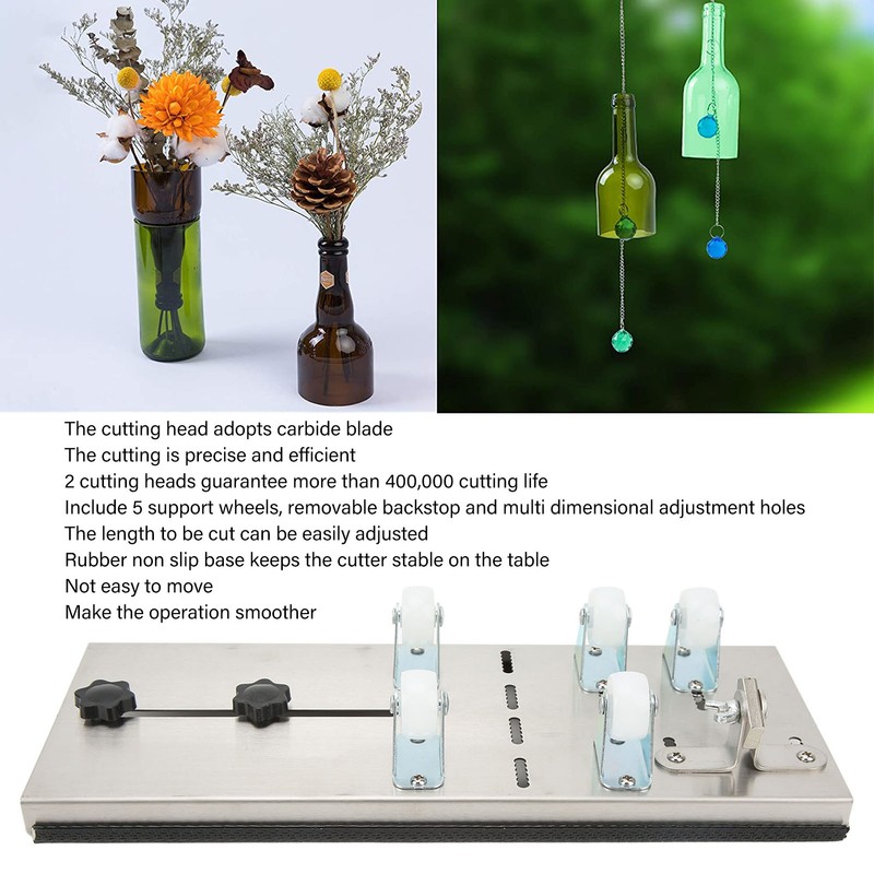 Glass Bottle Cutter Adjustable Precise Efficient Practical Bottle Cutting Tool
