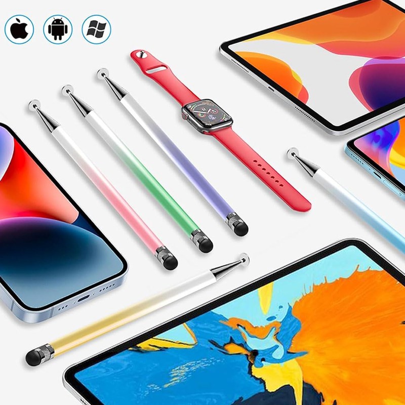 DFsucces 9 Pack High Precision 2 in 1 Stylus Pen