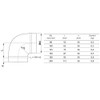 MKK - 10818-6 - 90° Elbow Angle Spiral Duct Ventilation