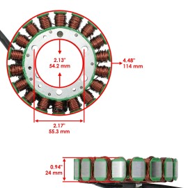 Celox Stator & Pickup Coil & Gasket for Yamaha XV1100 Virago 1100 Special 1996-1998