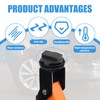 2 PCS Heavy Duty Jack Pad, Rubber Support Block, Car