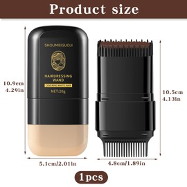 Hair Dye Comb, Temporary Hair Dye Pens, Hair Chalk for Men and Women, Temporary Hair Dye Pen Brush with Integrated Repair Comb, Roots Colour, Grey Hair Cover, Hairline Concealing