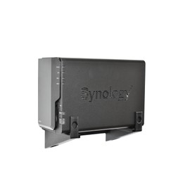 Wall Mount Bracket for Synology Diskstation DS211+, DS212, DS212+, DS213, DS213+, DS214, DS214play, DS216, DS216+, DS216+II, DS218, DS218+, DS220+, DS223, DS224+, Black