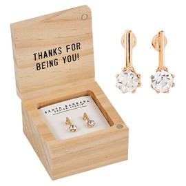 Santa Barbara Design Studio Fleur Jewelry Dangle Earrings Wood Boxed Gift Set, 1-Pair, One in A Million