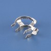 Labasics Metal Joint Clamps 5 Pieces 14mm Silver Lab Clamp