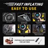NetHong CUIFULI 12V Portable Car Tyre Inflator, Electric Air Pump,