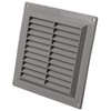 LIRAST 150x150mm / 6x6 inch Grey Plastic Ventilation Grille -