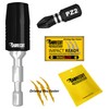 2 Piece SabreCut SCIMSH1458_1 60mm Professional Magnetic Impact Bit Holder