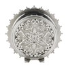 NIKKY HOME Small Table Clock with Faux Pearls Battery Operated