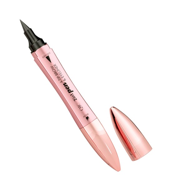 MERRYHAPY Travel-sized Eyebrow Brush Double-ended Pencil Natural Look Anti-perspiration Beauty