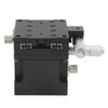 Manual Linear Stage Aluminum Alloy Black Anodized Surface XZ Axes