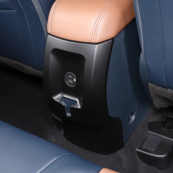 carpart2021 Matte Black Rear Air Outlet Vent Panel Cover Trim