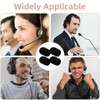 10 Pack Microphone Covers Foam, Lapel Headset Microphone Windscreen Sponge
