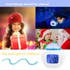 TKMARS LED Sternenhimmel Projektor Mini Kinderwecker Kalender Thermometer Wecker mit