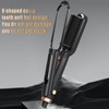 LED Hair Straightening Brush Negative Ion Adjustable Temperature Automatic Straight