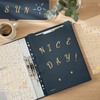 6 Sheets 3D Puffy Gold Letter Stickers, 316 Pcs Alphabet
