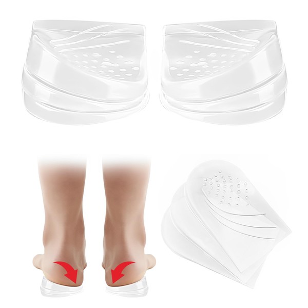 Overpronation Insoles,Adjustable 3-Layer Heel Wedge Insoles for Overpronation and Supination