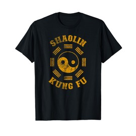 Shaolin Kung Fu - Allenamento cinese per arti marziali, stile retrò Maglietta