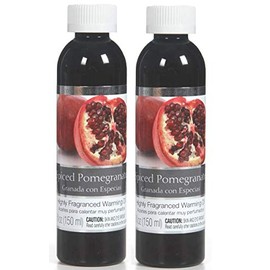 Hosley Set of 2 Spiced Pomegranate Fragrance Warming Oils 5 Ounce Ideal Gift for Weddings Spa Reiki Meditation Bathroom Settings P1