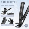 Nail Clippers for Men Thick Nails - Angled Head Toenail
