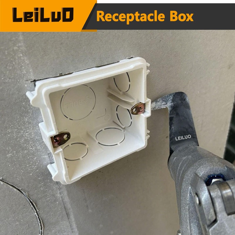 LEILUO 6 Pcs Multitool Blades Drywall & Multi-Material Cutting Universal