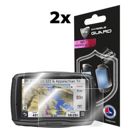 IPG By Compatible with ANTI - GLARE - GARMIN ZUMO 590-590LM - 595-595LM 5" (SC) (2x) Invisible Film Screen Protector Guard Cover Free Lifetime Replacement Warranty Bubble -Free