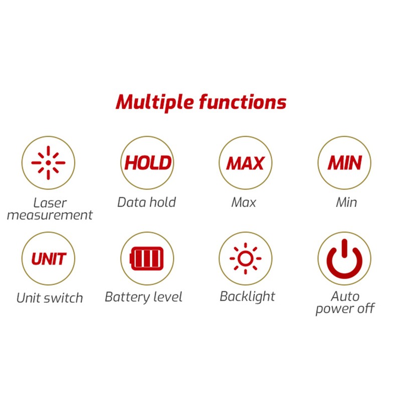 TASI Digital Tachometer Non-Contact Mini RPM Tester Meter LCD Display