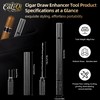 CaLeQi Cigar Draw Enhancer and Nubber 2&1 Set for Cigar