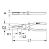 KS Tools 117.1766 Insulated Plastic Combination Pliers, 225 mm