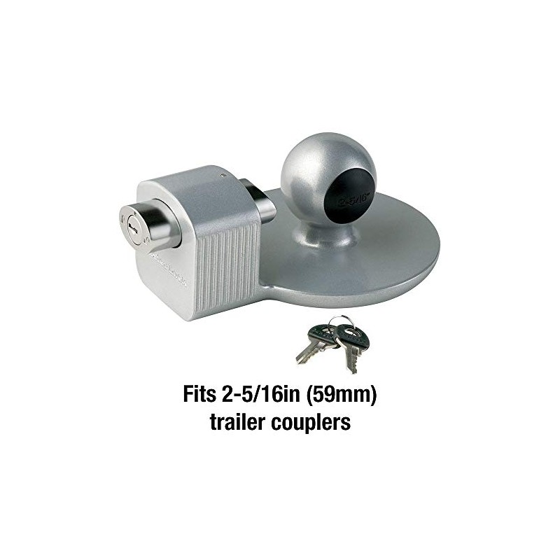 Master Lock 378DAT Trailer Coupler Lock, 2-5/16-Inch