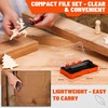 ValueMax Needle File Set, Interchangeable Mini Wood Metal File Set,