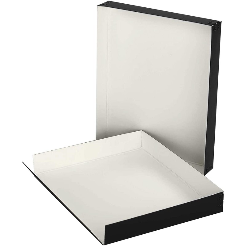 Lineco Museum Archival Storage Box, 17.75x22.75x3 in. Drop Front Design.