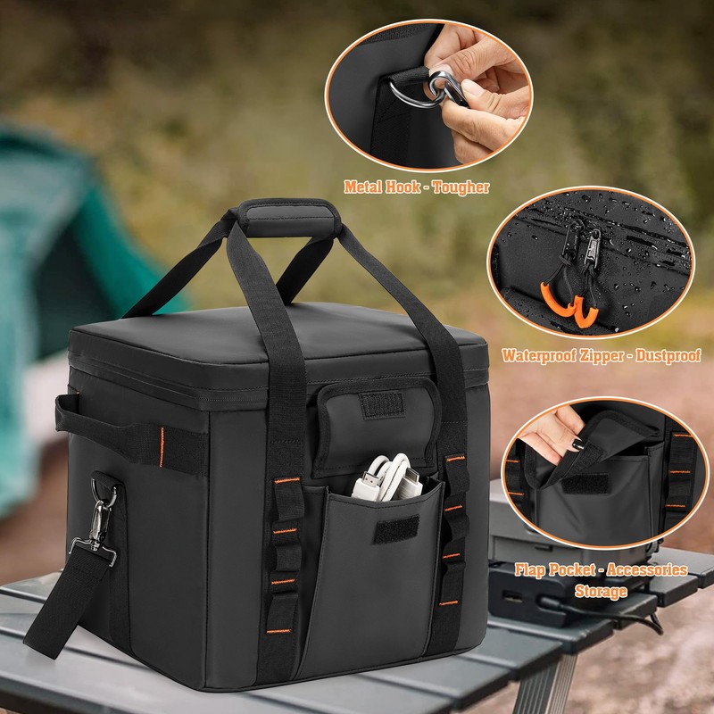 Trunab Moisture-proof Carrying Case Compatible with Jackery Explorer 1000/1000 v2/