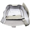 NLQR Driver Side Bottom Seat Cover Replacement Leather Gray Compatible
