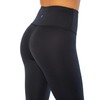 Balance Collection Womens Basic High Rise Tummy Control Legging, Black,