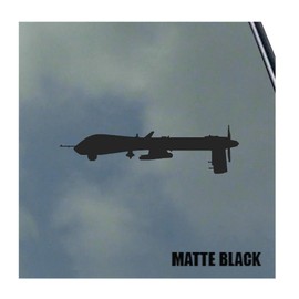 MQ-1 Predator Pilot Side Vinyl Sticker Decal RQ-1 Air Force Unmanned Drone Veteran UAV