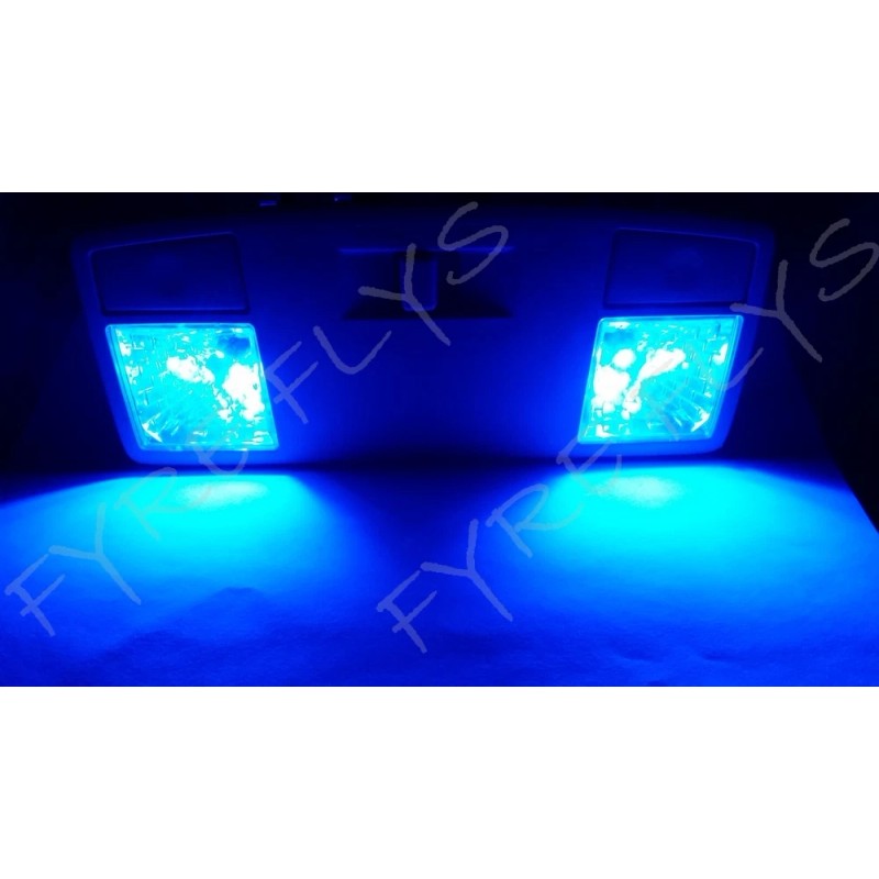 FYRE FLYS 14x Blue LED lights interior package kit for