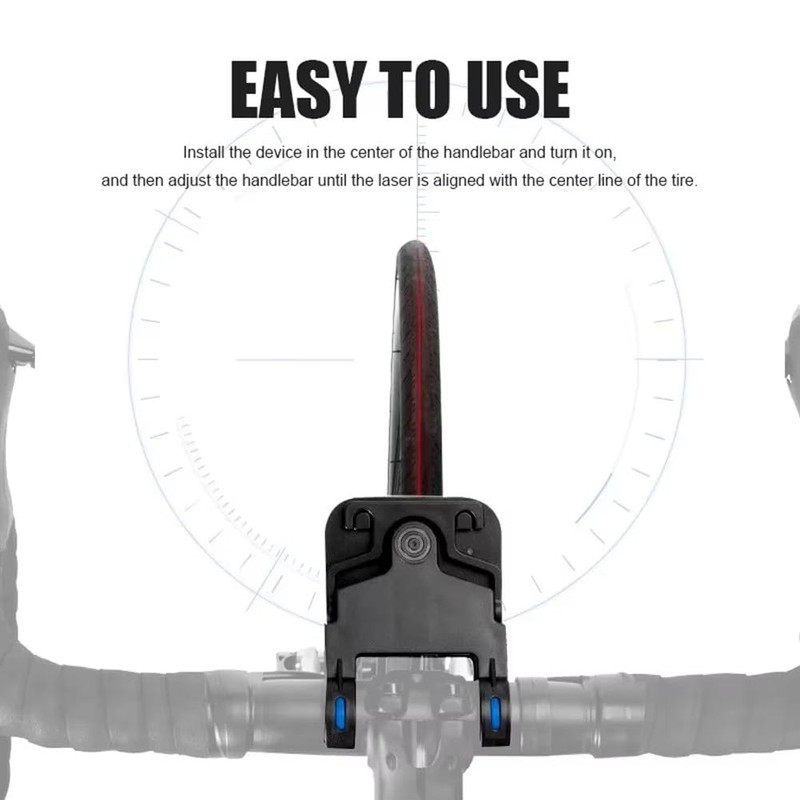 Handlebar Laser Aligner for Bicycles, Bike Seat Calibrator Bike Tool,Bicycle
