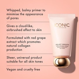 Velvet Smooth Pore-Refining Primer by Iconic London for Women - 1.01 oz Primer