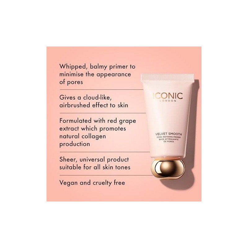 Velvet Smooth Pore-Refining Primer by Iconic London for Women -