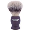 Plisson Mother of Pearl White Fibre Shaving Brush Size 12