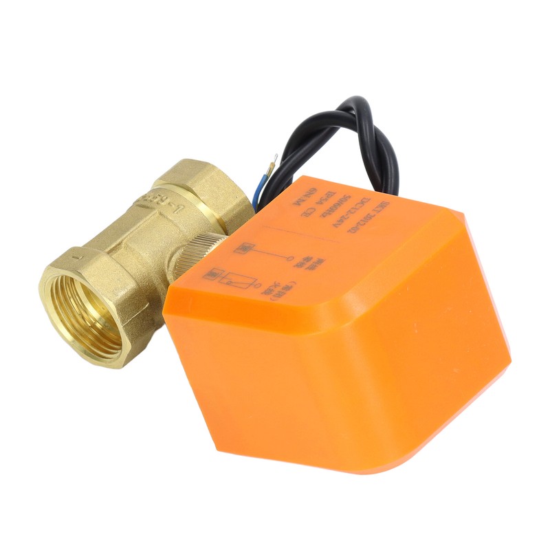 DN25 2 Way 2 Wire Electric Ball Valve Normally Closed