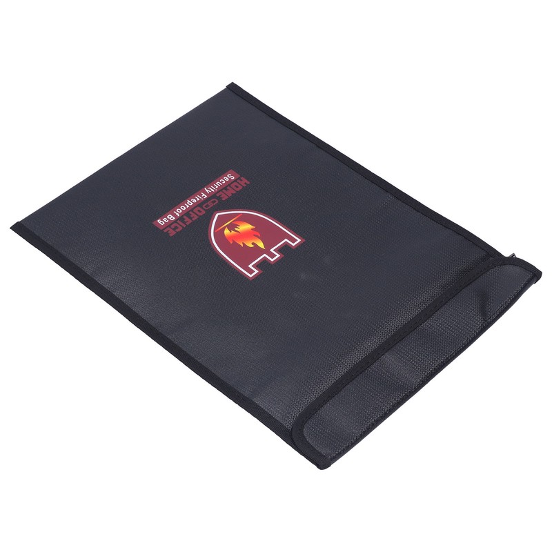 Fireproof Waterproof Bag Multi Function Money Document Jewelry Valuables Pouch
