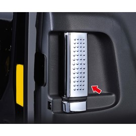 oi-trading 4P 2-113 Toyota Hiace 200 Series 1 2 3 4 5 6 Inner Door Handle Cover Garnish Sliding Door Scratch Resistant Looks Cool Stand Out Interior Panel Protector Dress Up Custom Interior Parts