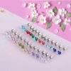 12 Pairs Surgical Stainless Steel Flat Back Stud Earrings, Screw