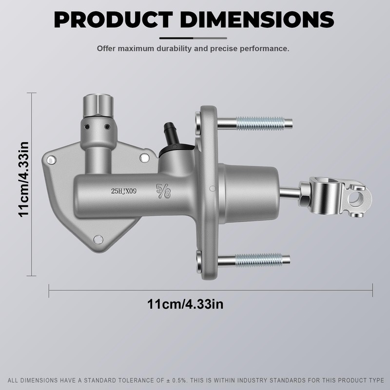 Clutch Master Cylinder for CR-V 2002-2006, Civic 2002-2005, Accord 2003-2007,