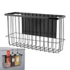 JNYLLN Magnetic Spice Rack for Refrigerator, Magnetic Basket Organizer Shelf