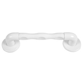 Alberts 141080 Grab Bar | Ribbed or Ergonomic | Plastic | White | Handle Length 211 mm