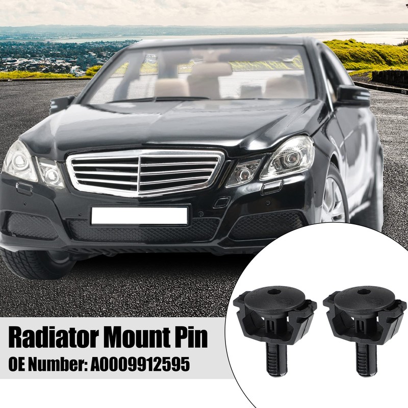 X AUTOHAUX Pack of 2 Car Upper Radiator Holder Pins