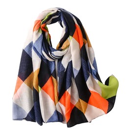 FAIRYGATE Scarf & Scarves for Women Lightweight and Soft Elegant Tassel Large Stylish Vintage Wrap Scarf, 70014, 33.5X70.5 Inch